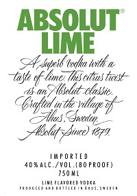 835229010383-mi.jpg ABSOLUT LIME 375ML - Image 1
